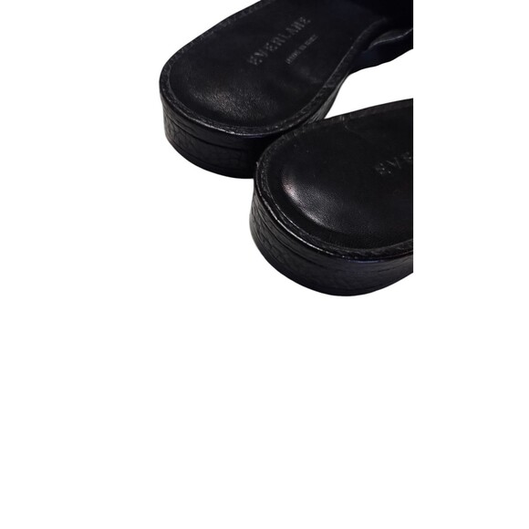 Everlane Womens The Boss Mule/Slip on Black Pebbled Italian Leather Size 8.5 - Picture 6 of 11